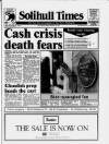 Solihull Times Friday 22 January 1993 Page 1