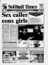 Solihull Times Friday 05 February 1993 Page 1