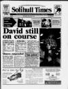 Solihull Times Friday 02 April 1993 Page 1
