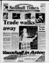 Solihull Times Friday 21 January 1994 Page 1