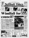 Solihull Times Friday 02 September 1994 Page 1