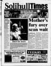 Solihull Times Friday 19 September 1997 Page 1
