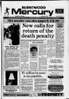 Burntwood Mercury Friday 08 June 1990 Page 1