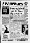 Burntwood Mercury Friday 12 October 1990 Page 1