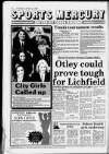 Burntwood Mercury Friday 12 October 1990 Page 64