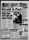 Wellingborough & Rushden Herald & Post Thursday 17 September 1992 Page 1
