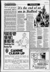 Stafford Post Thursday 20 July 1989 Page 4