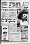 Stafford Post Thursday 07 September 1989 Page 1