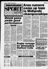 Stafford Post Thursday 18 January 1990 Page 36