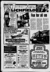 Lichfield Post Thursday 30 November 1989 Page 34