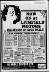 Lichfield Post Thursday 07 December 1989 Page 47