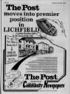 Lichfield Post Thursday 04 July 1991 Page 13