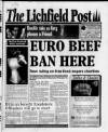 Lichfield Post Thursday 17 September 1998 Page 1