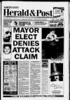 Northampton Herald & Post Wednesday 21 March 1990 Page 1