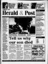 Northampton Herald & Post Thursday 29 October 1992 Page 1