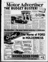 Holderness Advertiser Thursday 08 April 1993 Page 34