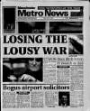 Manchester Metro News Friday 10 July 1998 Page 1