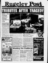 Rugeley Post Thursday 18 July 1996 Page 1