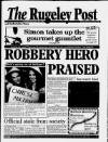 Rugeley Post Thursday 05 December 1996 Page 1