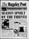 Rugeley Post Thursday 02 January 1997 Page 1