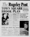 Rugeley Post Thursday 27 May 1999 Page 1