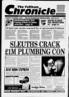Feltham Chronicle Thursday 07 November 1996 Page 1