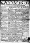Bath Journal Monday 24 February 1772 Page 1