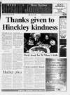 Hinckley Herald & Journal Tuesday 24 December 1996 Page 1