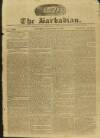 Barbadian Saturday 10 January 1857 Page 1