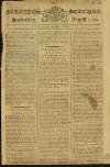 Barbados Mercury Saturday 07 August 1784 Page 1