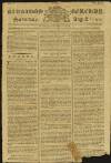 Barbados Mercury Saturday 21 August 1784 Page 1