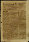 Barbados Mercury Saturday 25 August 1787 Page 1