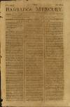 Barbados Mercury Tuesday 16 October 1787 Page 1