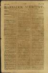 Barbados Mercury Saturday 03 November 1787 Page 1