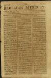 Barbados Mercury Tuesday 06 November 1787 Page 1