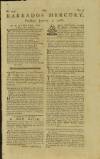 Barbados Mercury Tuesday 01 January 1788 Page 1