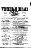 Westerham Herald Monday 01 March 1886 Page 1