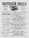 Westerham Herald Saturday 01 February 1890 Page 1