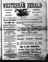 Westerham Herald Saturday 01 April 1893 Page 1