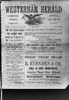 Westerham Herald Thursday 01 June 1893 Page 1