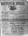Westerham Herald Friday 01 September 1893 Page 1