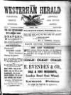 Westerham Herald Wednesday 01 August 1894 Page 1