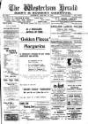 Westerham Herald Saturday 29 January 1910 Page 1