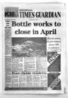 Sheerness Times Guardian Thursday 11 January 1990 Page 1