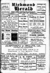 Richmond Herald Saturday 20 March 1920 Page 1