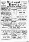 Richmond Herald Saturday 01 January 1921 Page 1