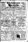 Richmond Herald Saturday 22 January 1921 Page 1