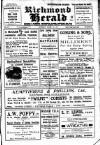 Richmond Herald Saturday 12 March 1921 Page 1