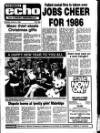 Haverhill Echo Thursday 02 January 1986 Page 1