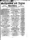 Walthamstow and Leyton Guardian Saturday 02 September 1876 Page 1